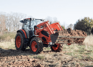 Kioti HX Series HX1302 Powershift (CAB) Utility Tractor with Loader