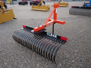 Dirt Dog CLR48-07 48" Compact Landscape Rake Implement